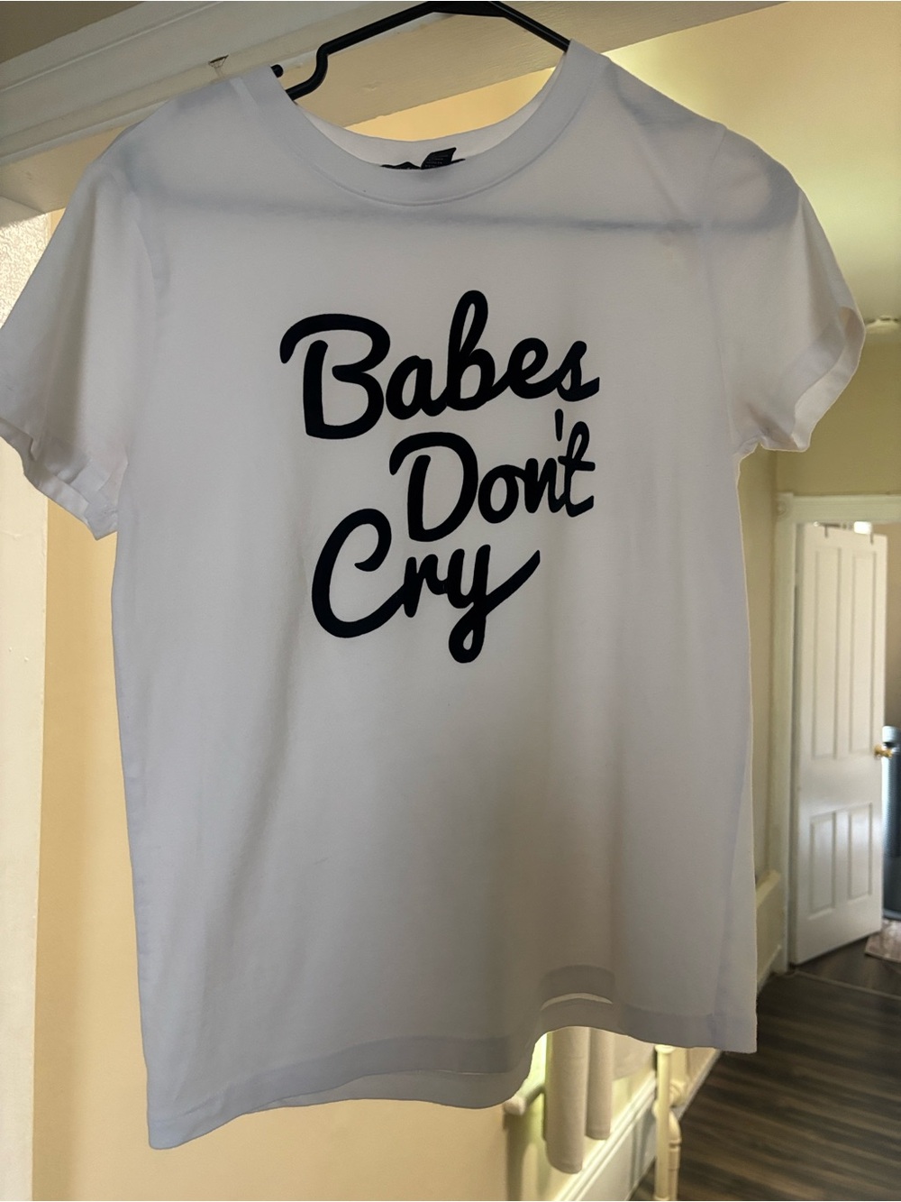 Forever 21 White Tee with Black Brand Tag